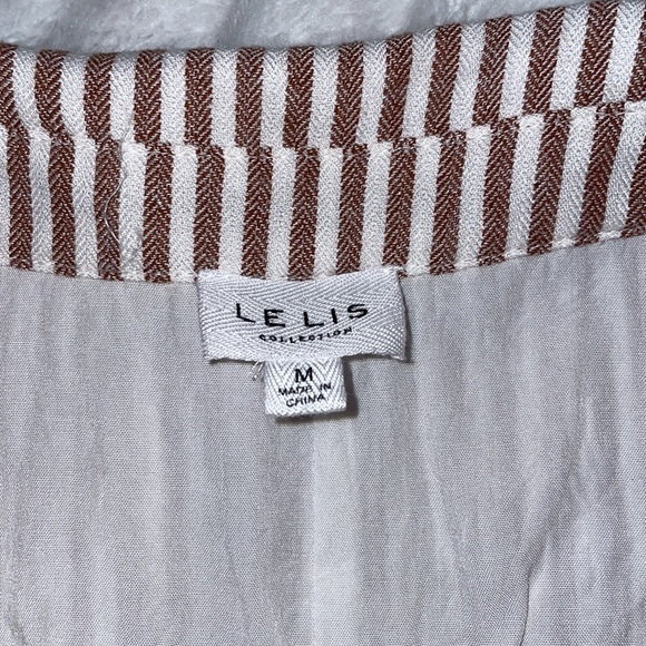 Le Lis Striped Cotton- Blend Romper - Medium - Picture 3 of 6